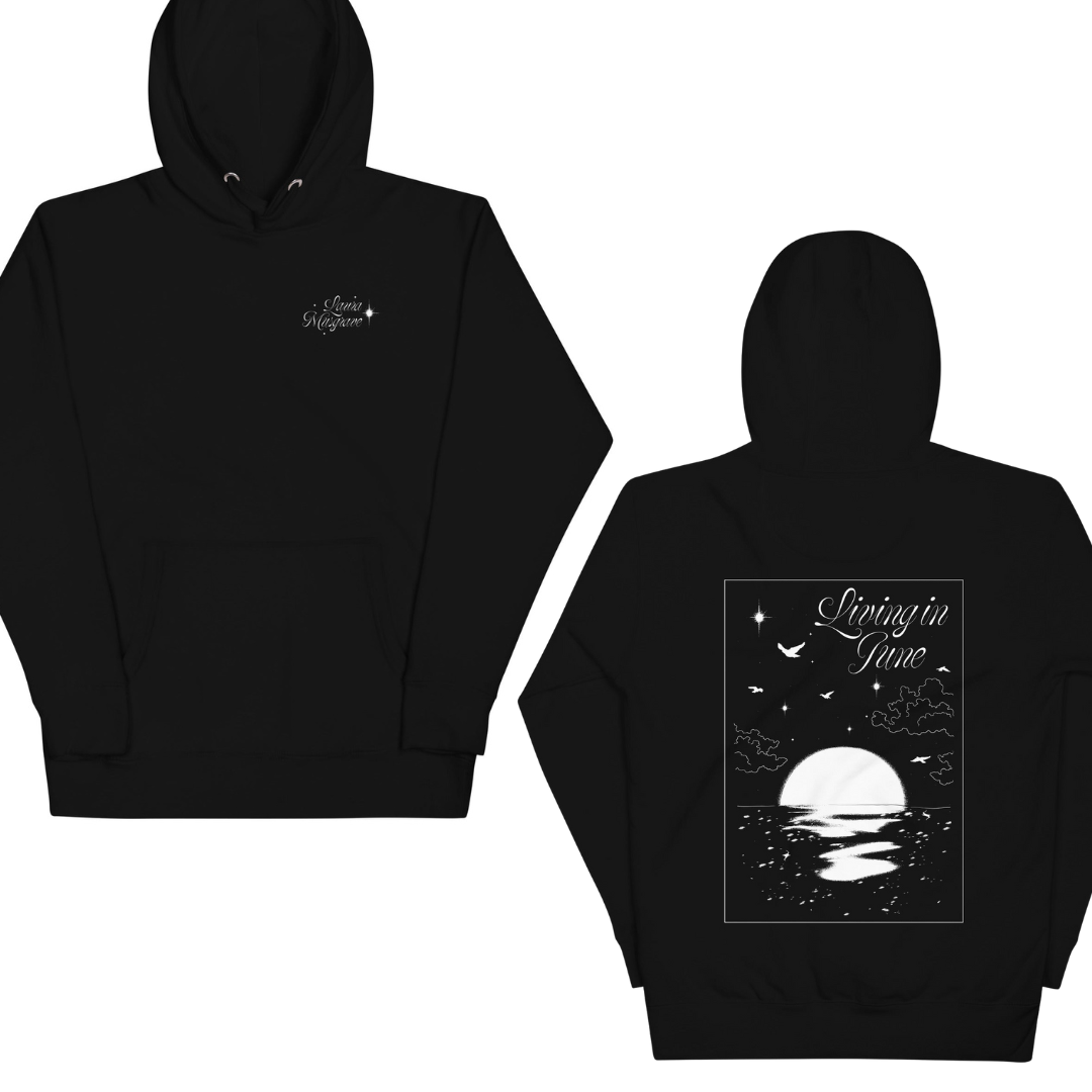 Living In June premium hoodie + cap bundle